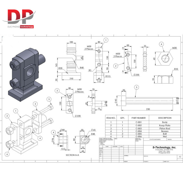 Bản vẽ chi tiết là gì? Công dụng của bản vẽ chi tiết