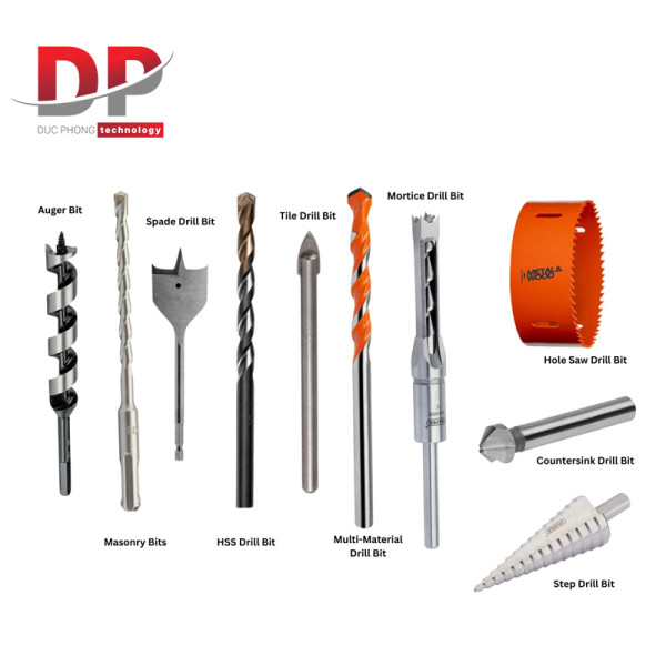 Điểm danh các loại mũi khoan phổ biến, chuyên dụng hiện nay