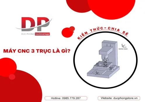 Máy CNC 3 trục là gì? Tìm hiểu chi tiết về máy CNC 3 trục