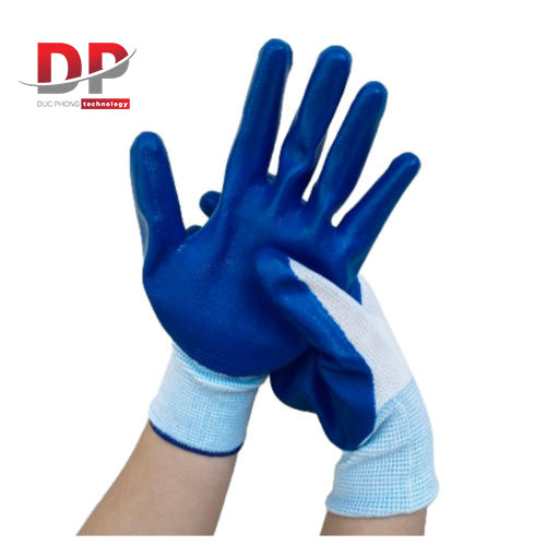 Găng tay bảo hộ lao động PODB-300 sợi Polyeste phủ PU lòng bàn tay