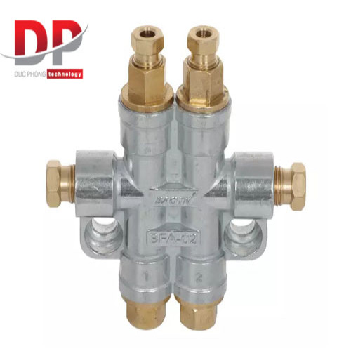 Bộ chia dầu giảm áp định lượng BAOTN loại BFA (dùng trong hệ thống bôi trơn trung tâm cho máy móc mini)