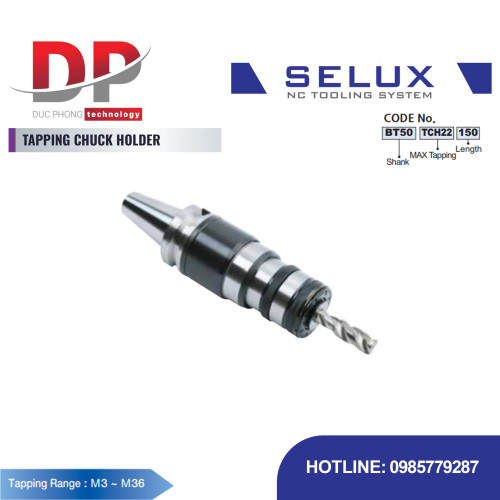 Bầu kẹp Taro tiêu chuẩn Series BT Shank - Selux (TAPPING CHUCK HOLDER)