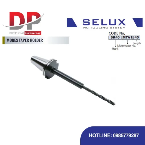 Trục gá côn Morse Series SK Shank - Selux (MORES TAPER HOLDER)