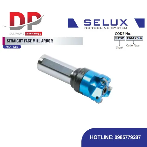 Trục gá dao phay mặt đầu Series ST Shank - Selux (STRAIGHT FACE MILL ARBOR)