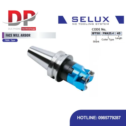 Trục gá dao phay mặt FMA Series BT Shank - Selux (FACE MILL ARBOR) FMA TYPE