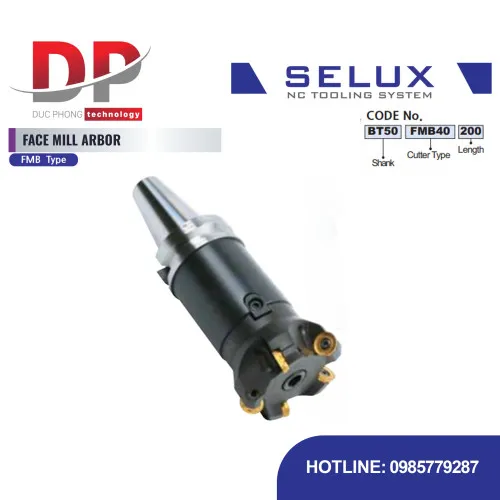 Trục gá dao phay mặt loại FMB Series BT Shank - Selux (FACE MILL ARBOR) FMB TYPE