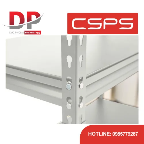 Kệ để đồ nhà vệ sinh CSPS 61cm 5 tầng màu trắng