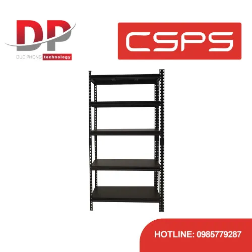 Kệ thép 5 tầng CSPS 91cm ngăn thép màu đen