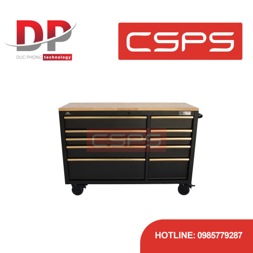 Tủ dụng cụ CSPS 132cm - 10 hộc kéo - Tay vàng