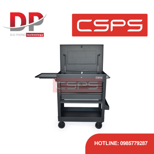 Tủ dụng cụ CSPS 84cm 4 hộc kéo màu đen nhám