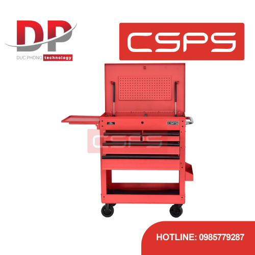 Tủ dụng cụ CSPS 84cm 4 hộc kéo màu đỏ
