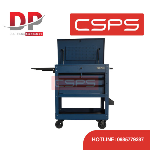 Tủ dụng cụ CSPS 84cm 4 hộc kéo màu xanh nhám