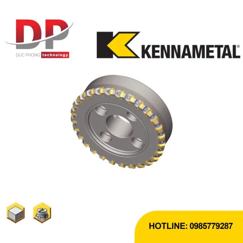 Dao phay mặt Kennametal HexaCut™ 60° – Hệ mét