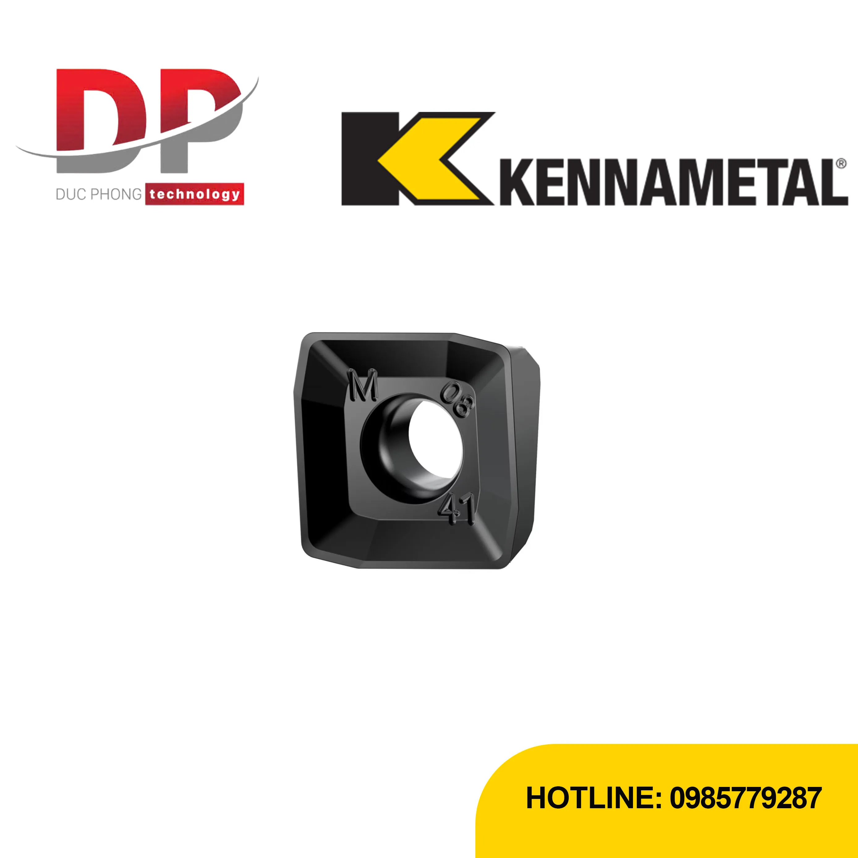 Mảnh dao phay carbide Kennametal 7792VXD12 – XDET-M41