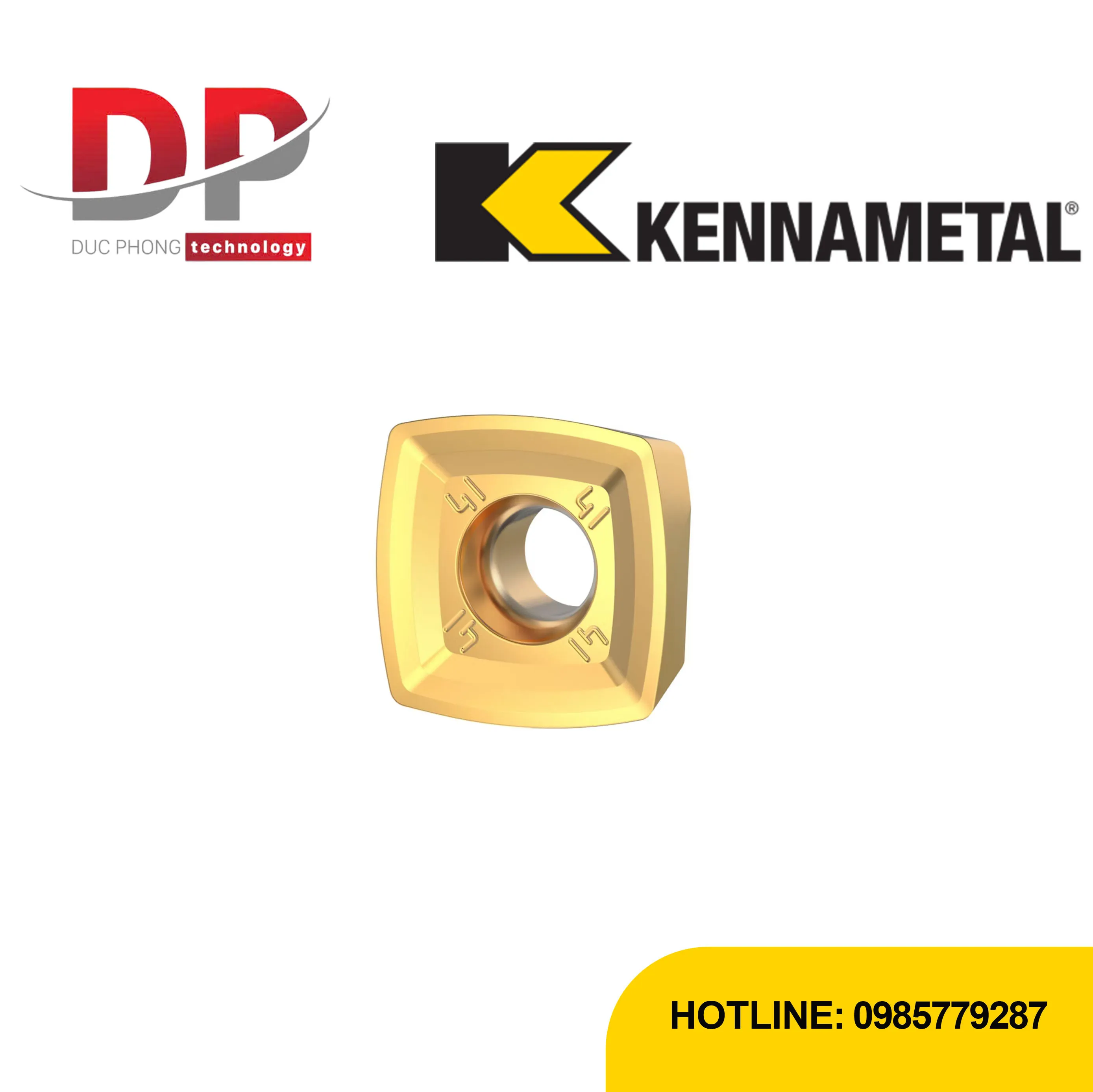 Mảnh dao phay carbide Kennametal 7792VXD12 – XDPT-D41
