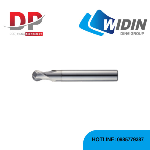 Dao phay cầu 2 me series BC502 - WIDIN (Dành cho đồng)