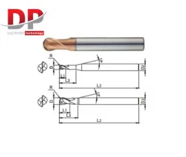 Dao phay ngón series DA702 - WIDIN (Dành cho thép có độ cứng cao)