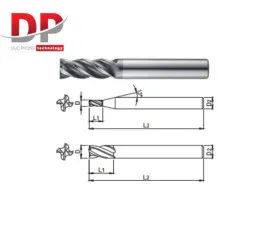 Dao phay ngón series VXE504 - WIDIN (Đối với loại khó cắt)