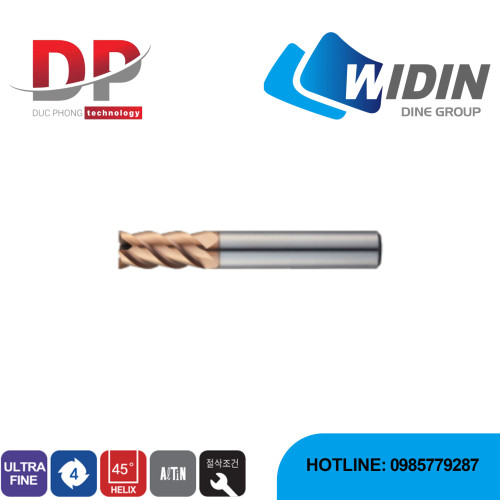 Dao phay ngón series ZE714 - WIDIN (Dành cho thép có độ cứng cao)