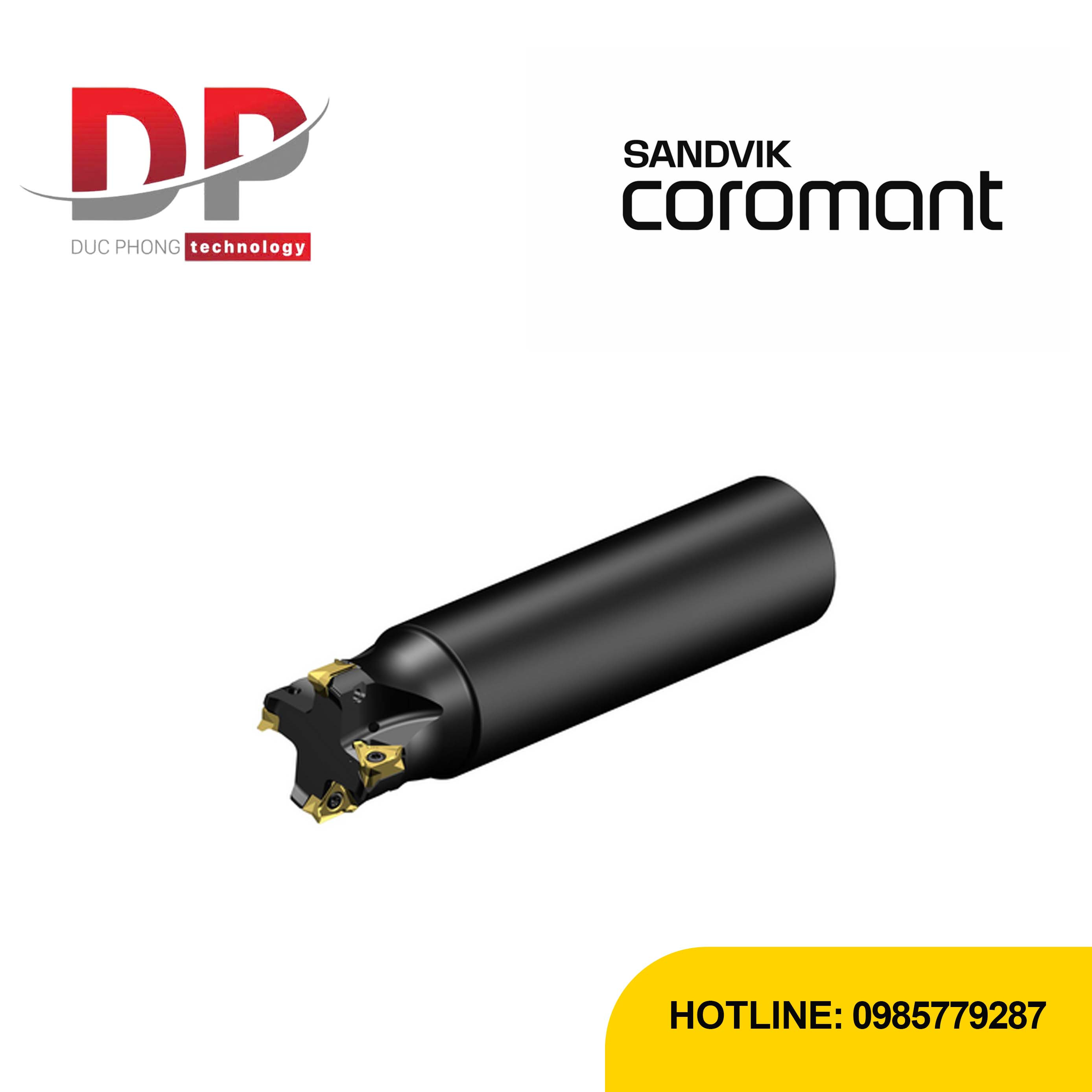 Dao phay gắn mảnh Sandvik CoroMill MS60 4 me cắt MS60-AR032O32-11M (DC 32mm)