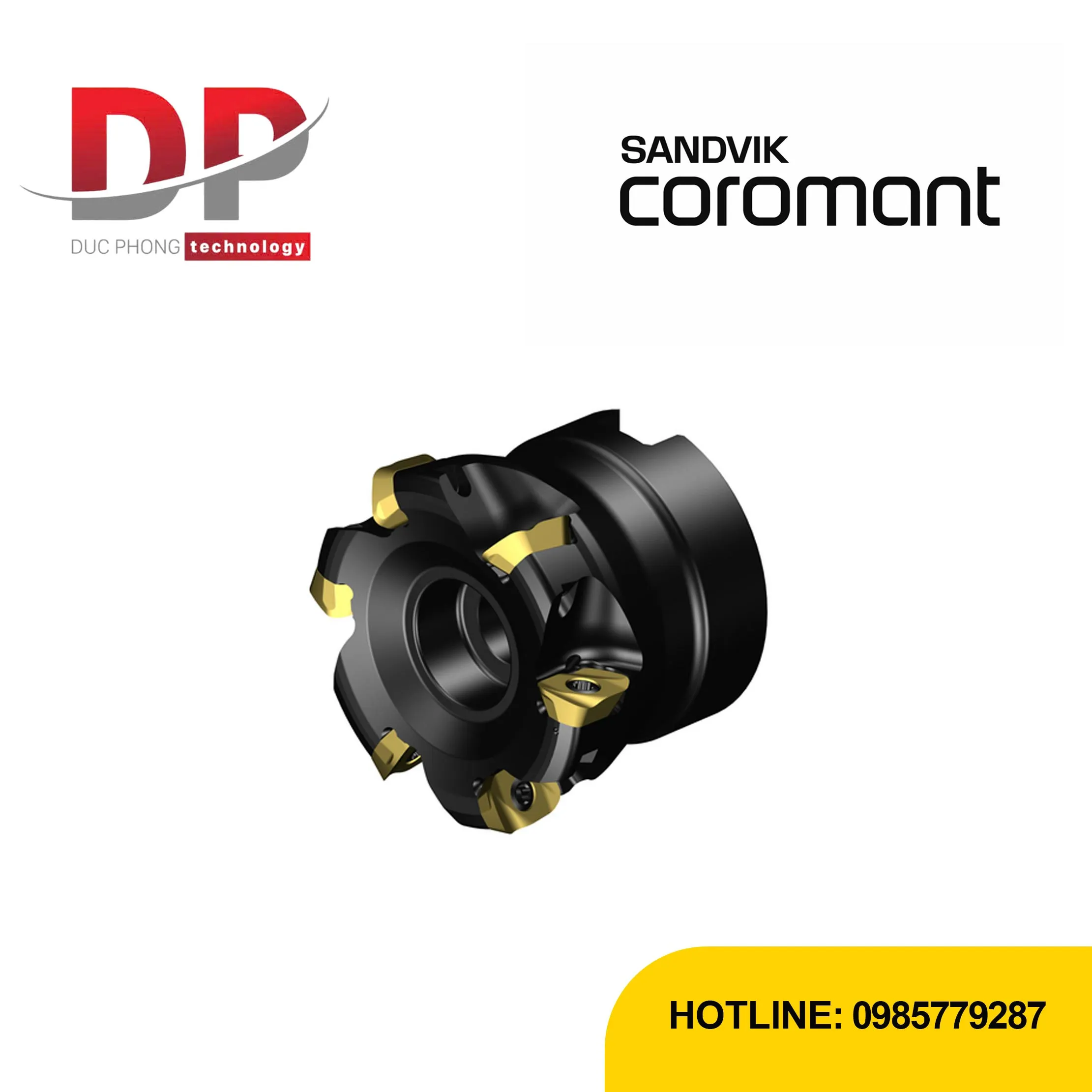 Dao phay mặt Sandvik MH20 R050Q22 08H