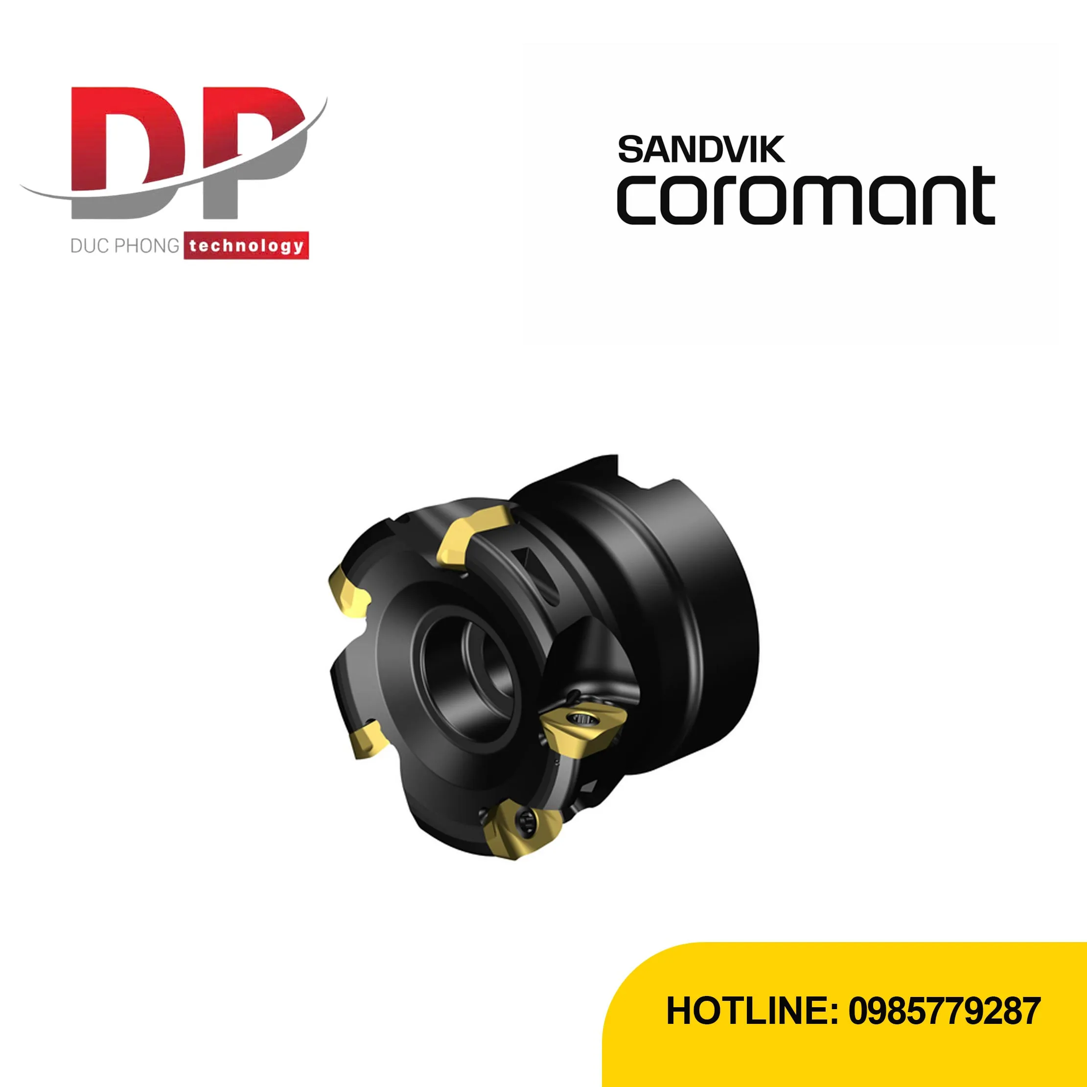 Dao phay mặt Sandvik CoroMill MH20 MH20-R050Q22-08M