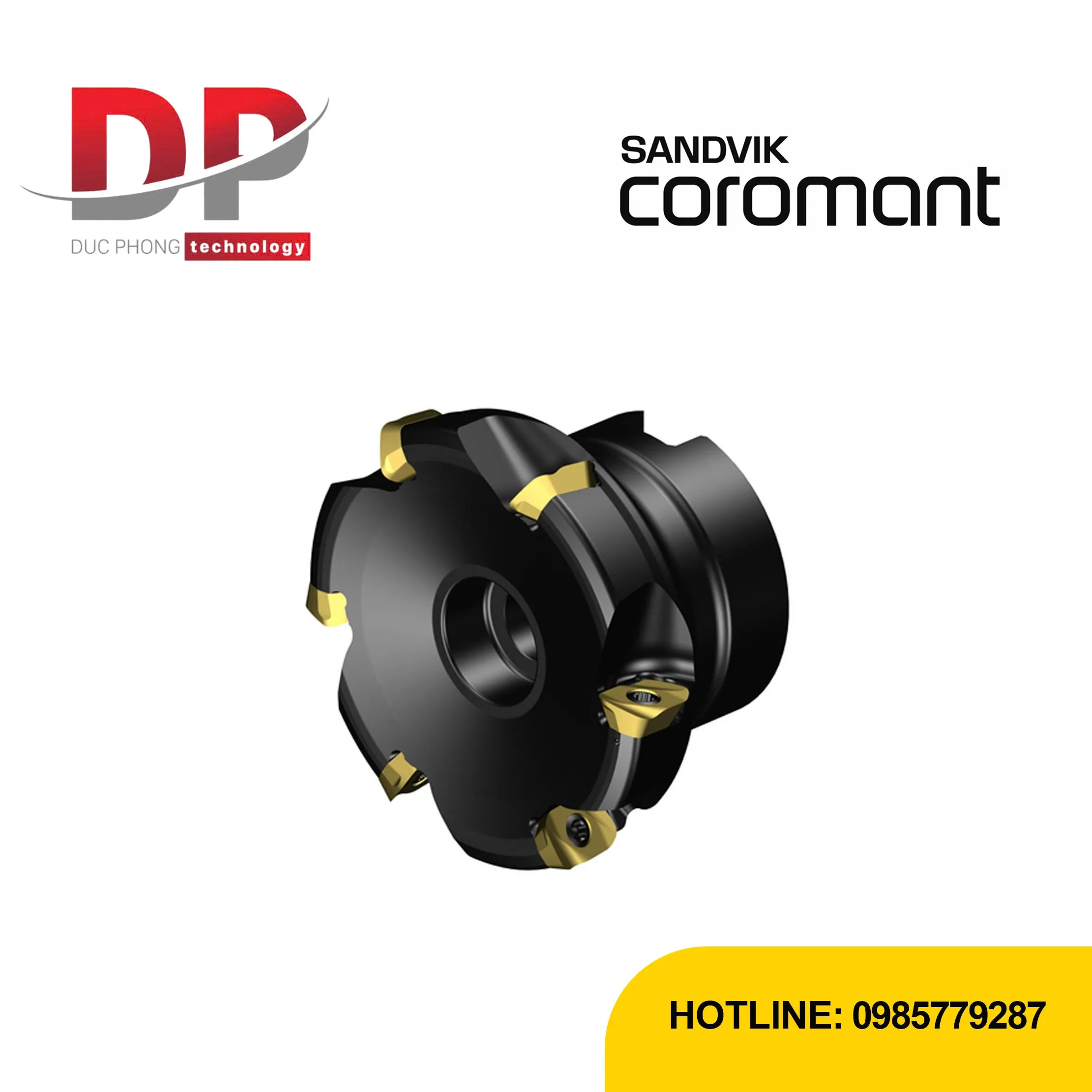 Dao phay mặt Sandvik MH20 R063Q22 08M