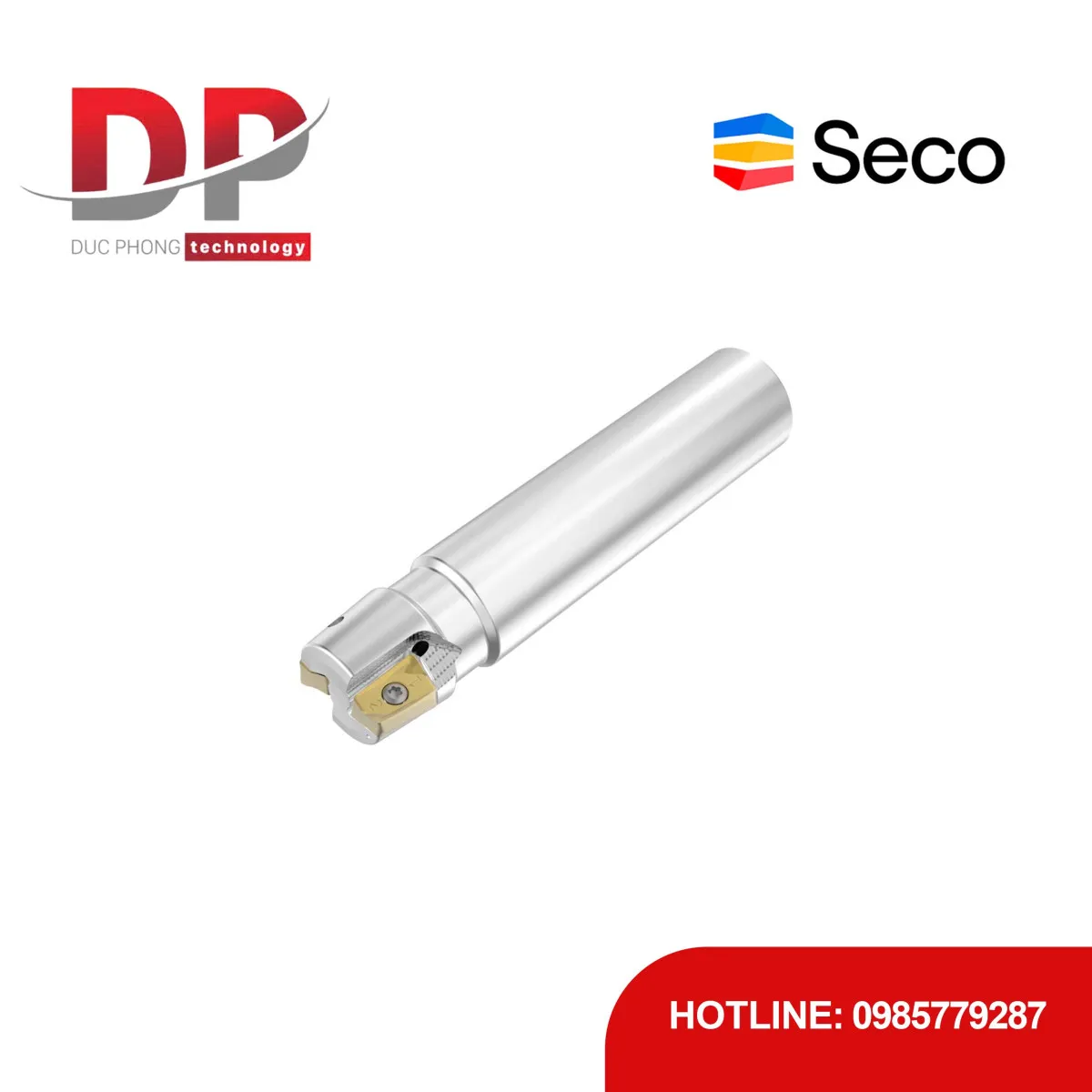 Dao phay gắn mảnh Seco Tools R217.64-01.25-0-ZO16-2A (DC 32.0 mm - 2 me cắt - Có góc R)