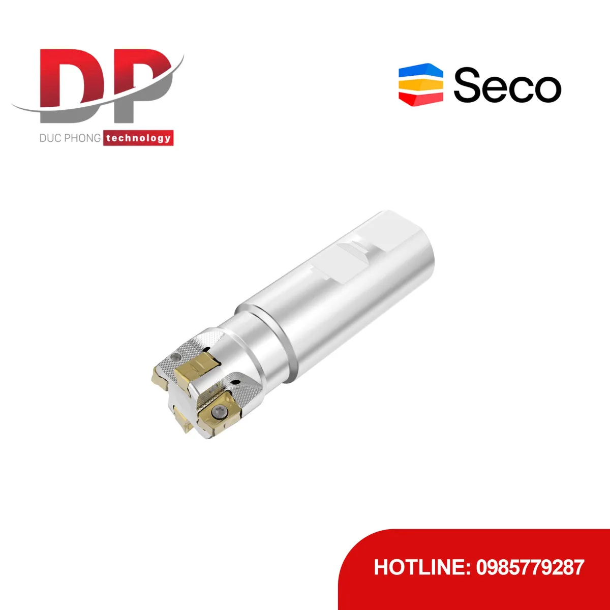 Dao phay gắn mảnh Seco Tools R217.64-01.25-3-ZO11-4A (DC 31.75 mm - 4 me cắt - Có góc R)