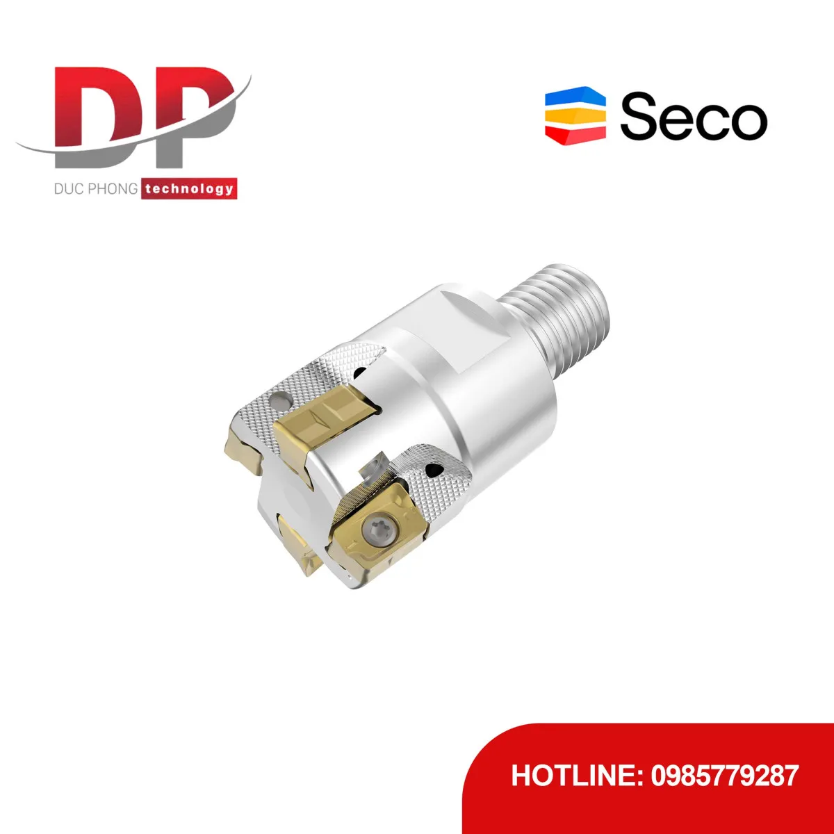 Dao phay gắn mảnh Seco Tools R217.64-1632.RE-ZO11-4A (DC 16.0 mm - 4 me cắt - Có góc R)