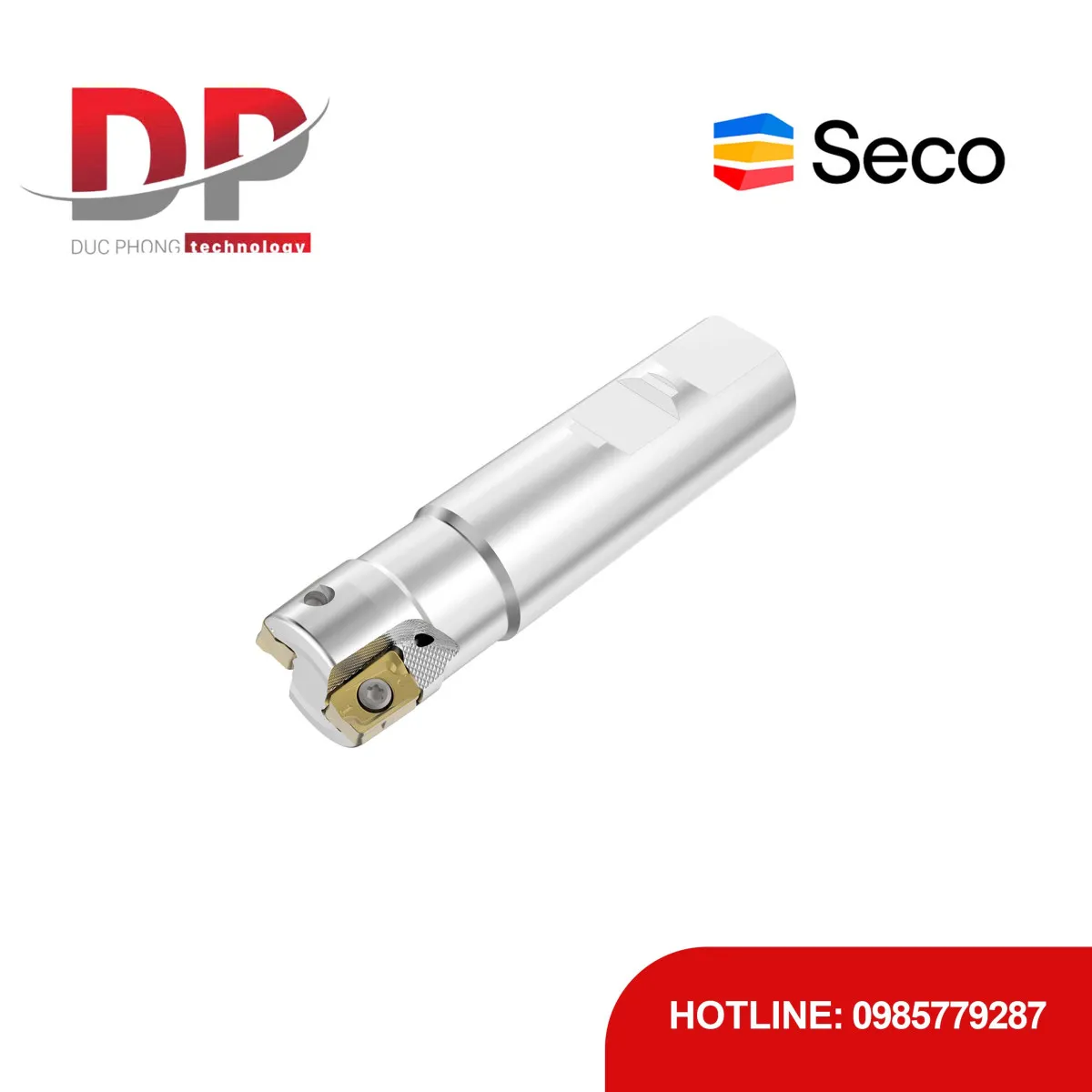 Dao phay gắn mảnh Seco Tools R217.64-2525.3-ZO11-2A (DC 25.0 mm - 2 me cắt - Có góc R)