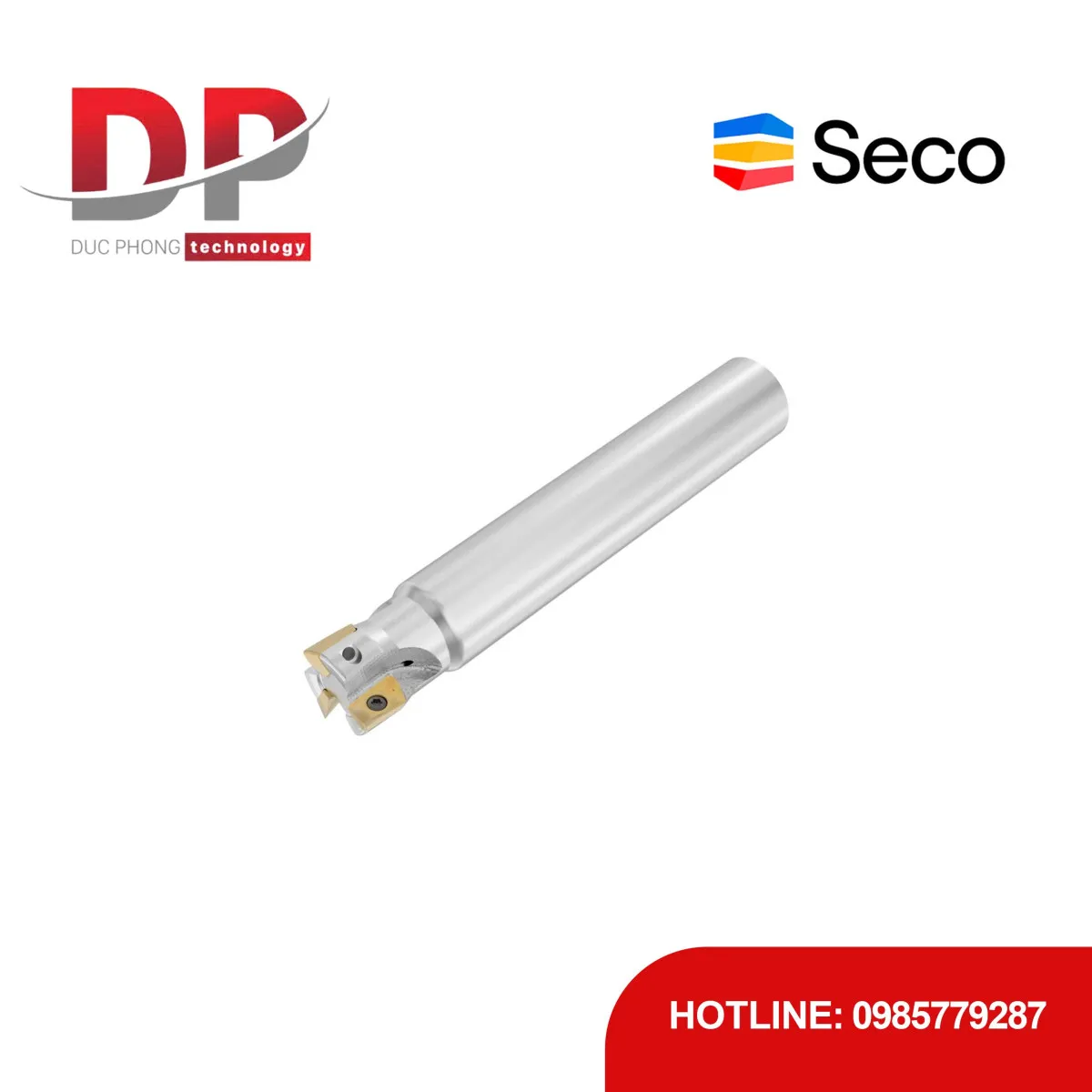 Dao phay gắn mảnh Seco Tools R217.69-01.50-0-XO16-3A (DC 38.1 mm - 3 me cắt - Có góc R)