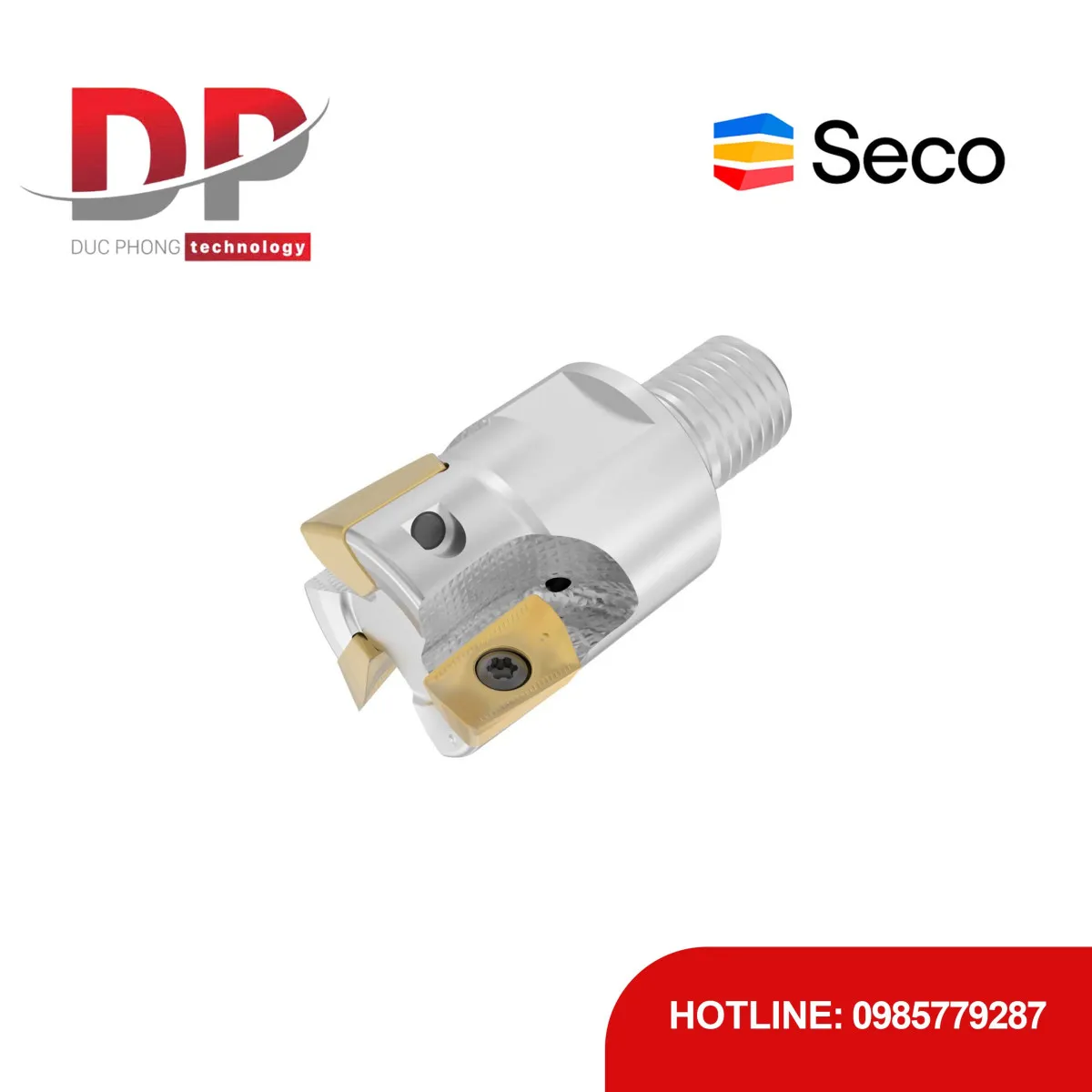 Dao phay gắn mảnh Seco Tools R217.69-2040.RE-XO16-3A (DC 40.0 mm - 3 me cắt - Có góc R)