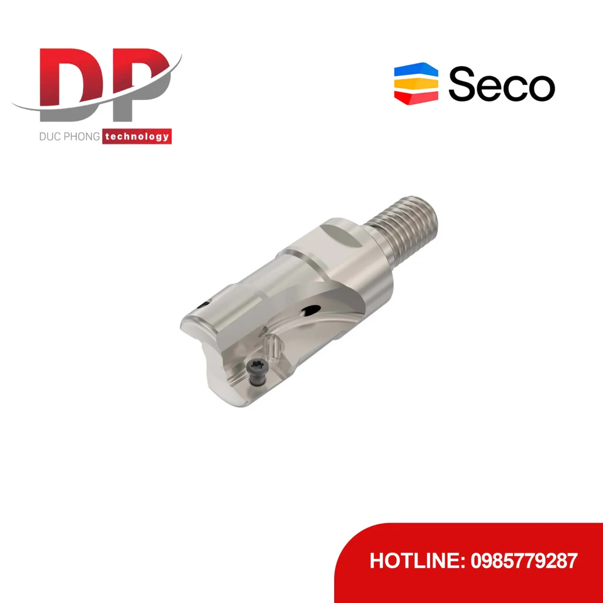 Dao phay gắn mảnh Seco Tools Turbo R217.69-00.75-10RE-10-2A (DC 19.05mm - Có góc R)
