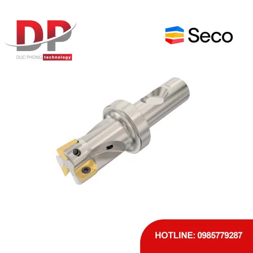 Dao phay gắn mảnh Seco Tools Turbo R217.69-01.00-3S-12-3AN (DC 25.40 mm - 3 me cắt - Đáy phẳng)
