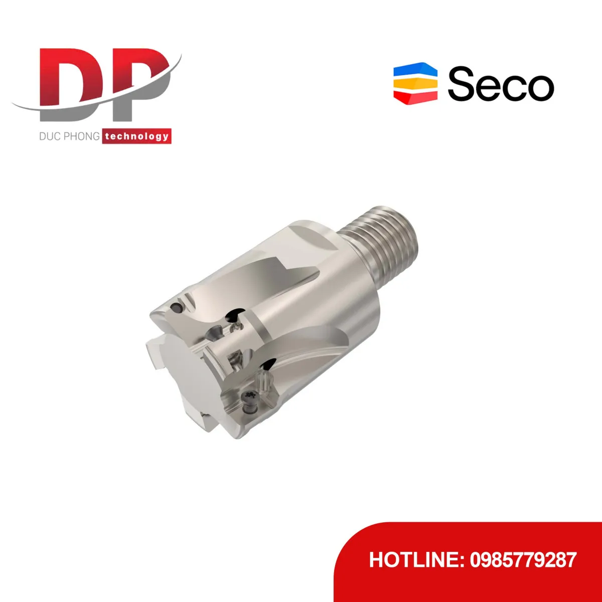 Dao phay gắn mảnh Seco Tools Turbo R217.69-01.25-16RE-10-5A (DC 31.75mm - Có góc R)