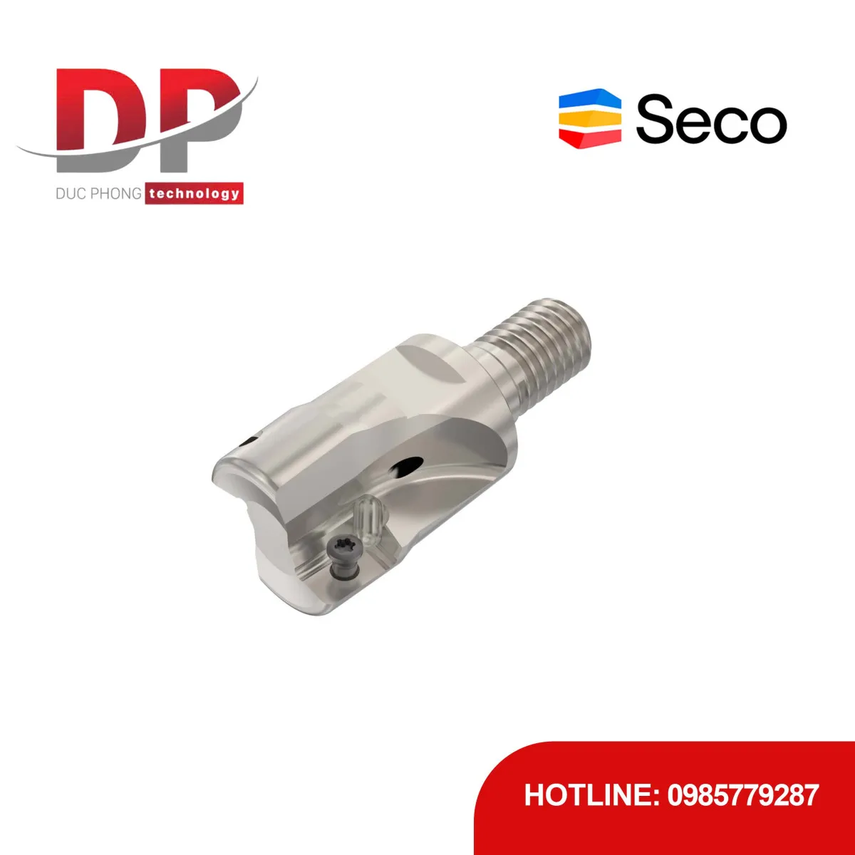 Dao phay gắn mảnh Seco Tools Turbo R217.69-1020.RE-10-2A (DC 25.9mm - Có góc R)