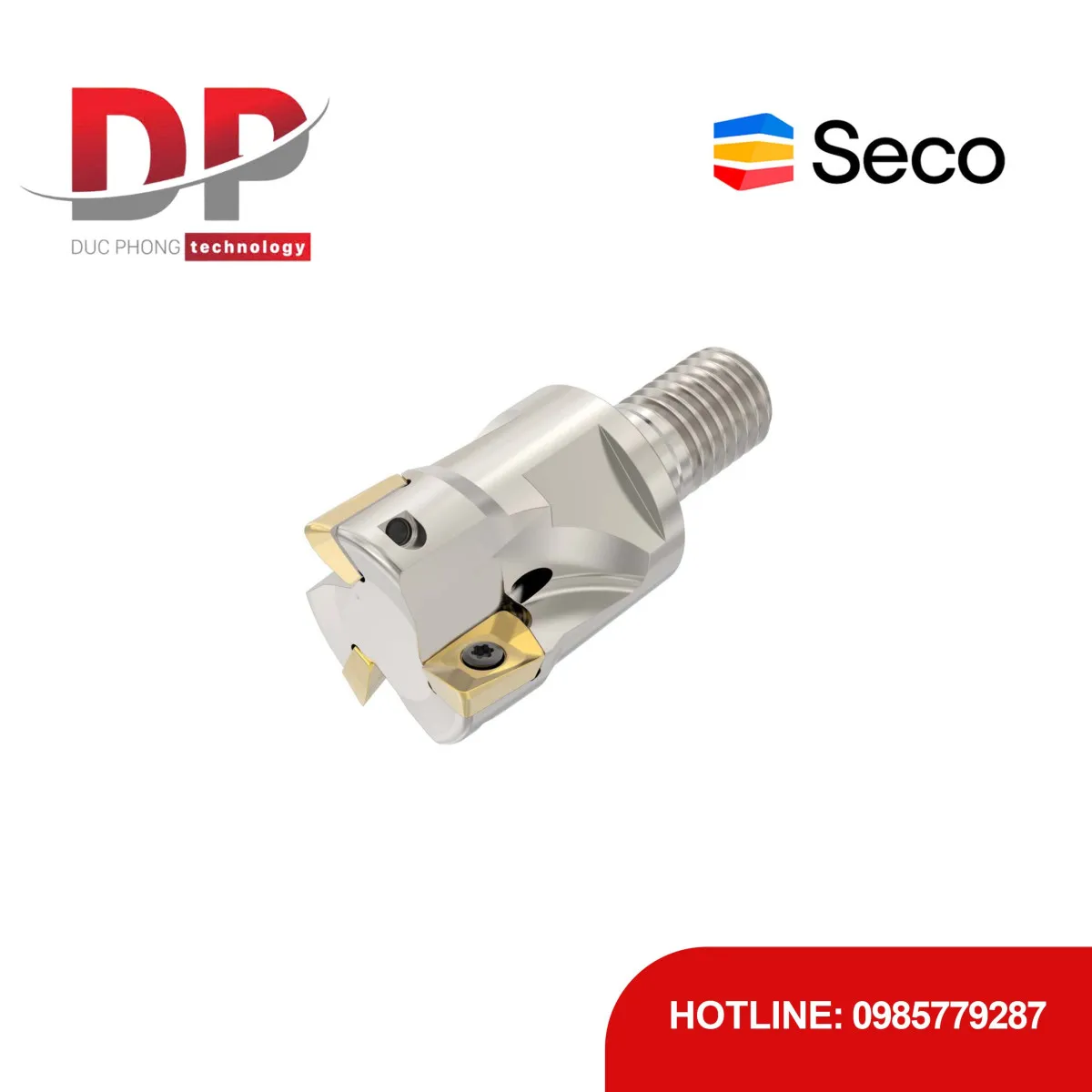 Dao phay gắn mảnh Seco Tools Turbo R217.69-1225.RE-10-3A (DC 25mm - Có góc R)