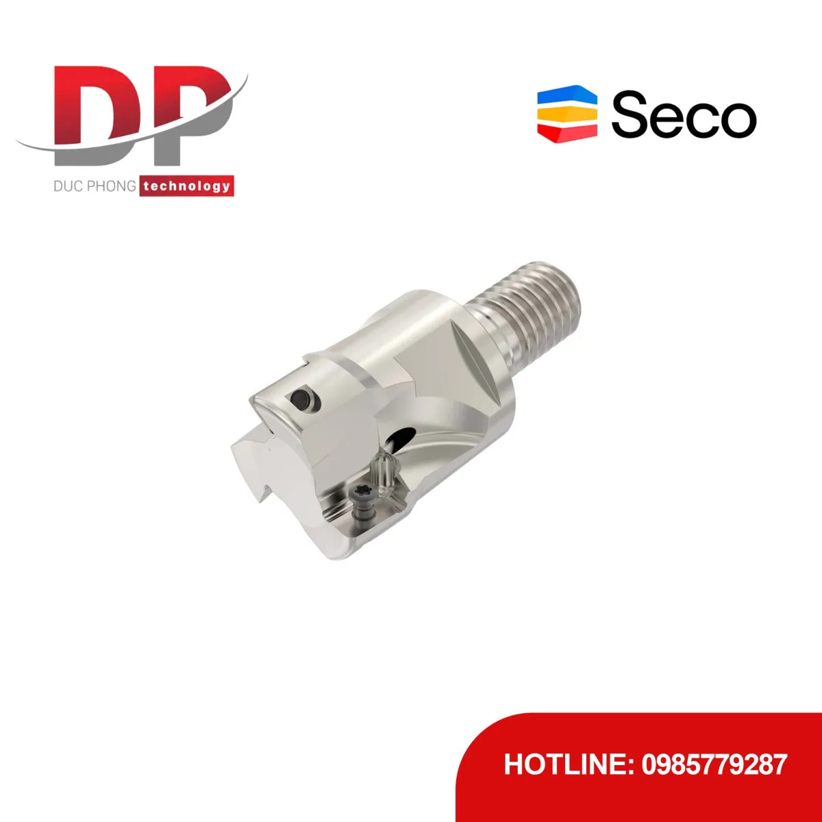 Dao phay gắn mảnh Seco Tools Turbo R217.69-1225.RE-10-3A (DC 25mm - Có góc R)