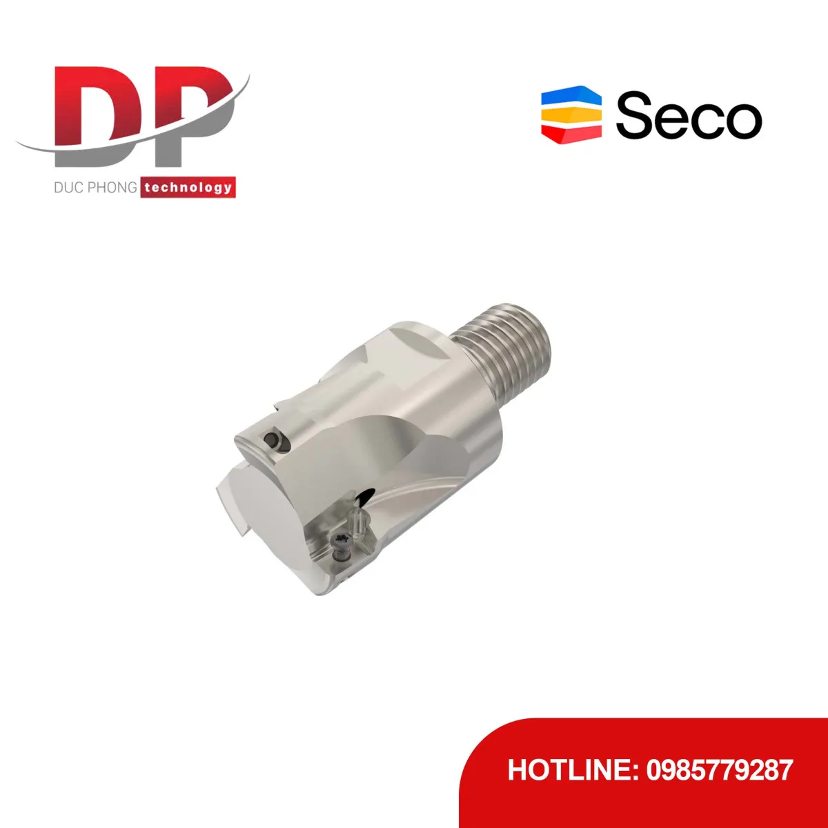 Dao phay gắn mảnh Seco Tools Turbo R217.69-1632.RE-10-3A (DC 32mm - Có góc R)