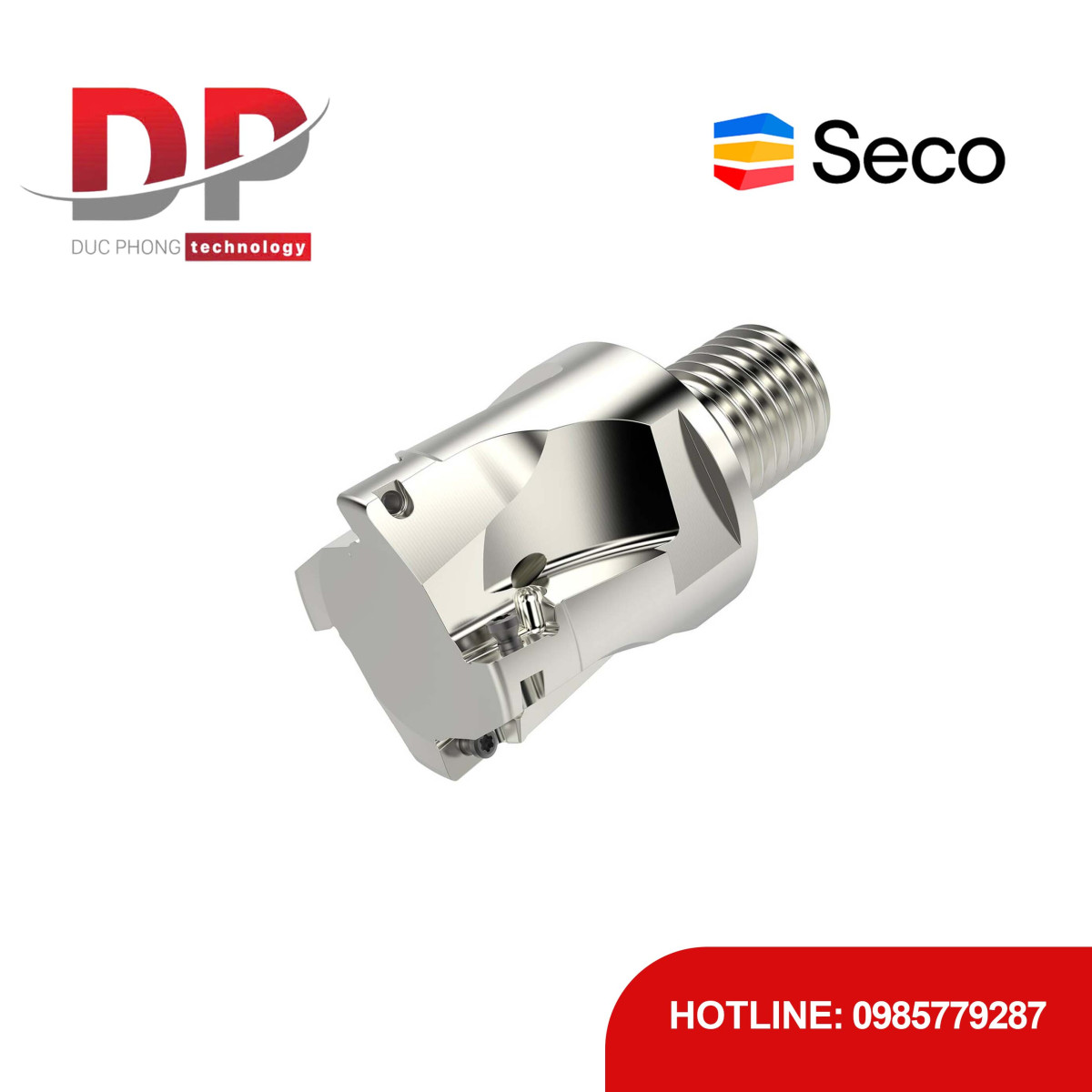 Dao phay gắn mảnh Seco Tools Turbo R217.69-2040.RE-10-4A (DC 40mm - Có góc R)