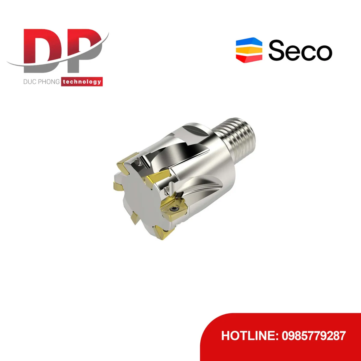 Dao phay gắn mảnh Seco Tools Turbo R217.69-2040.RE-10-6A (DC 40mm - Có góc R)