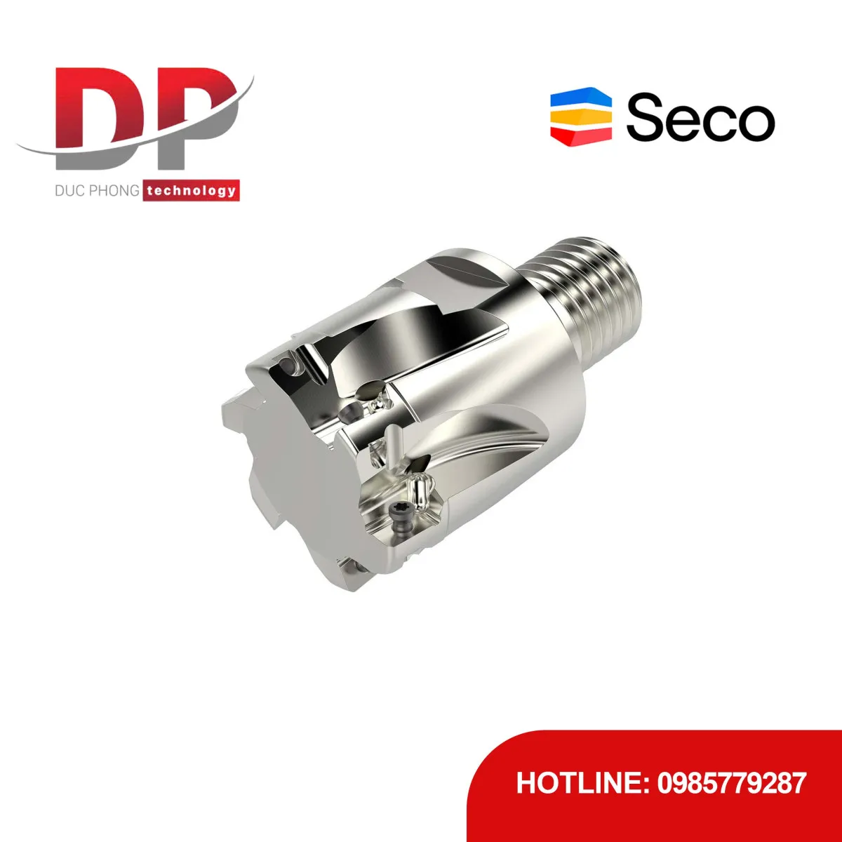 Dao phay gắn mảnh Seco Tools Turbo R217.69-2040.RE-10-6A (DC 40mm - Có góc R)