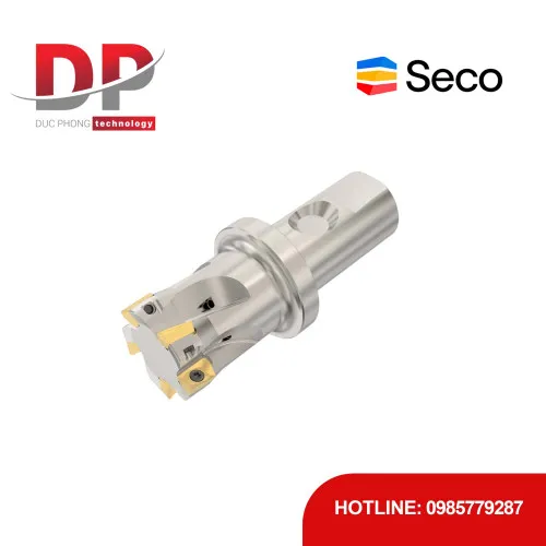 Dao phay gắn mảnh Seco Tools Turbo R217.69-3240.3S-12-5AN (DC 40.00 mm - 5 me cắt - Đáy phẳng)