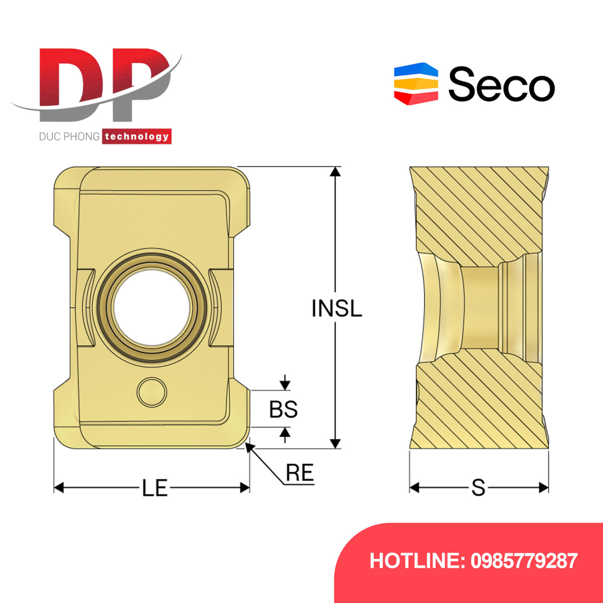 Mảnh dao LNKT050404PPTN4-M06 F40M