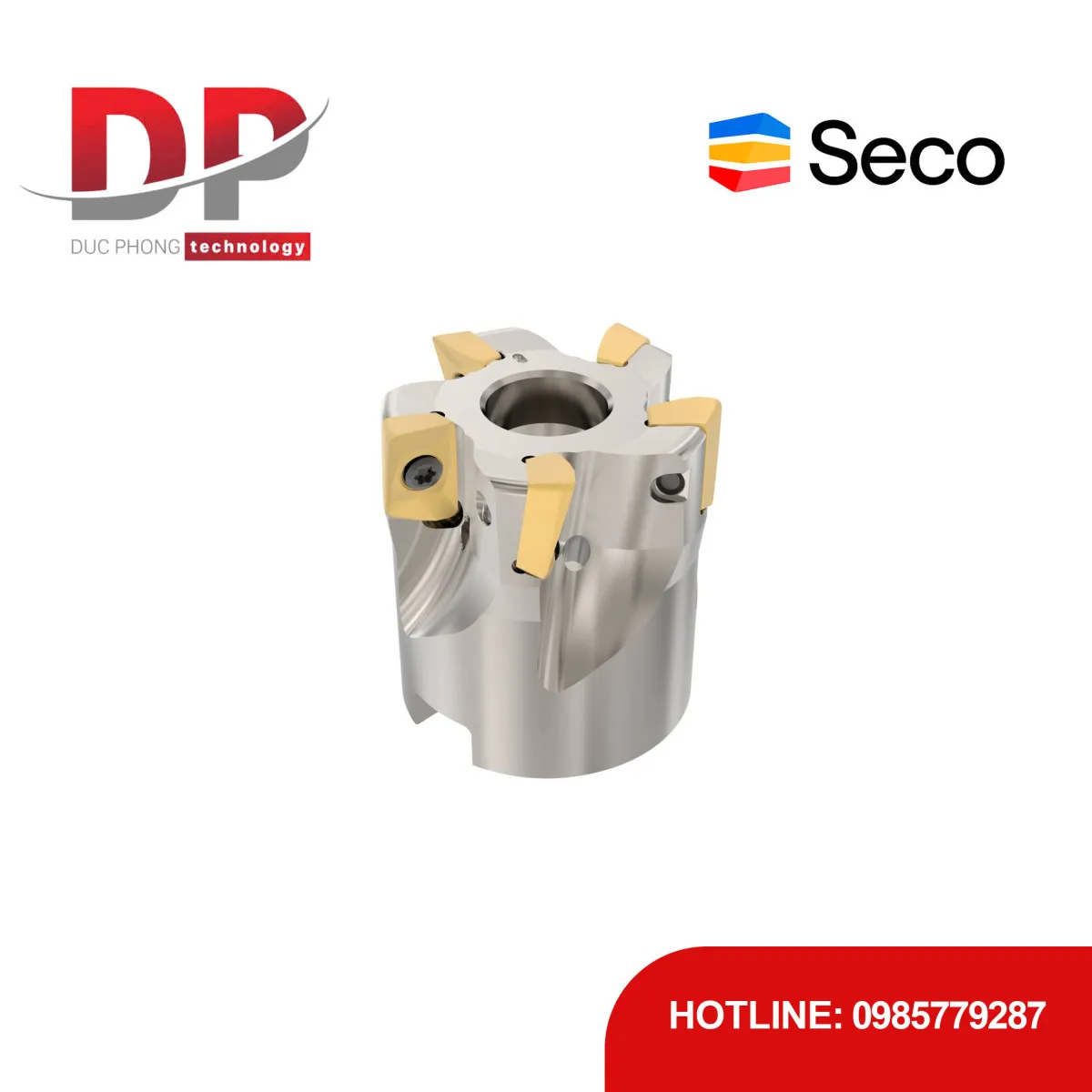 Dao phay gắn mảnh Seco Tools Turbo R220.69-0032-10-5A (DC 32.0mm)