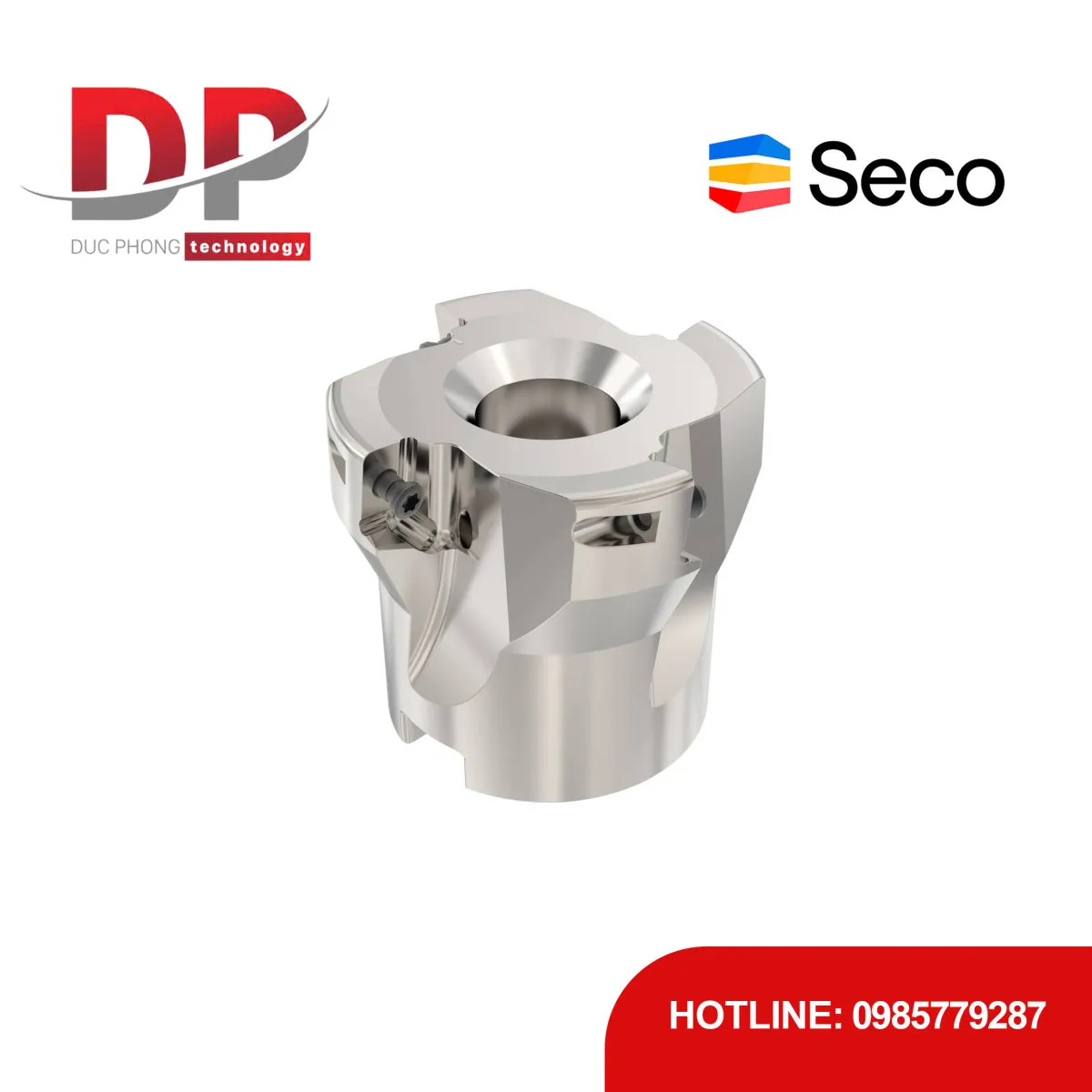 Dao phay gắn mảnh Seco Tools Turbo R220.69-0044-10-4A (DC 44.0mm)
