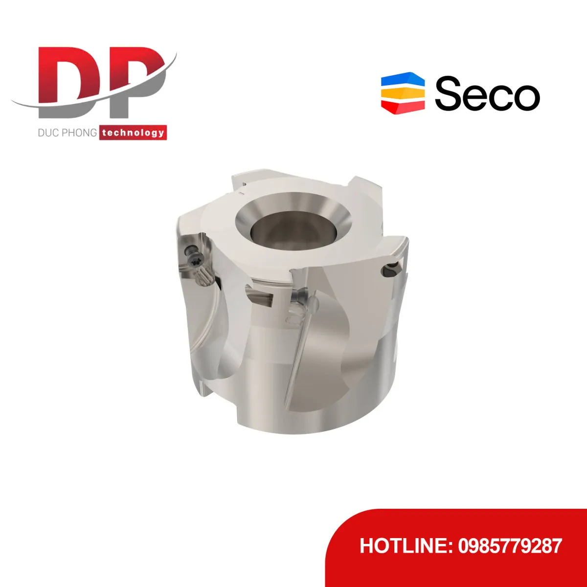 Dao phay gắn mảnh Seco Tools Turbo R220.69-0050-10-5A (DC 50.0mm)