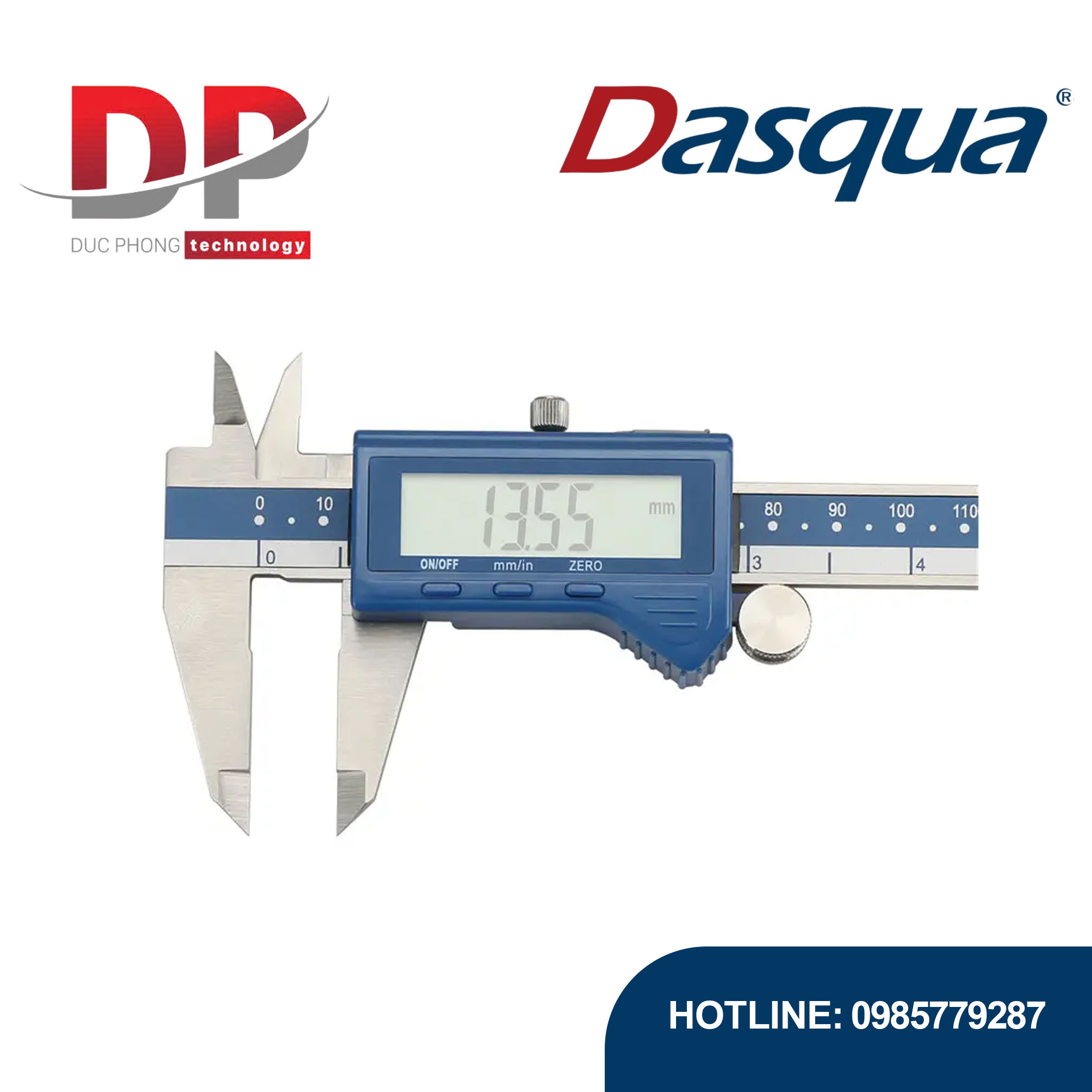 Thước kẹp điện tử kỹ thuật số 6 inch/150mm Series 1804 - Dasqua