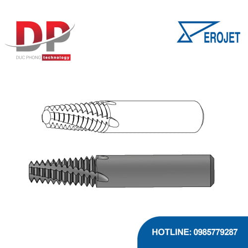 Dao phay ren me xoắn Erojet TMGB tiêu chuẩn BSPT/Rc